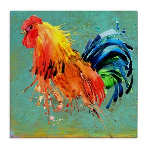 Stupell Industries Urban Abstract Rooster Splash, 30" x 30" - 1 of 4