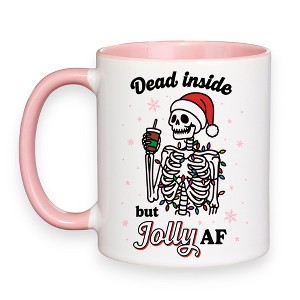 Personalization Mall Jolly AF Christmas 11 oz. Coffee Mug - 1 of 4