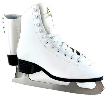 American Leather Lined Figure Skate - Women's White (10)
