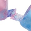 Pink Blue Tie Dye Print Poly Satin Adult Neck Pillow and Eye Mask Set - image 3 of 4