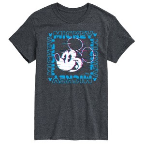 Men's - Disney - 8 Bit Mickey Name Square Short Sleeve Graphic T-Shirt - 1 of 4