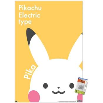 Trends International Pokémon - Pikachu Electric Type Unframed Wall Poster  Print White Mounts Bundle 22.375 X 34 : Target
