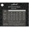 Women's Leopard Sports Bra - Anchored Arrows - 4 of 4