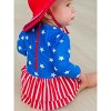 RuffleButts Baby Girls UPF50+ Long Sleeve Skirted One Piece Rash Guard - 4 of 4