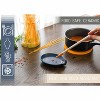 Nat & Jules Matte Navy Blue 6 x 4 Glossy Ceramic Oval Countertop Spoon Rest - 3 of 4