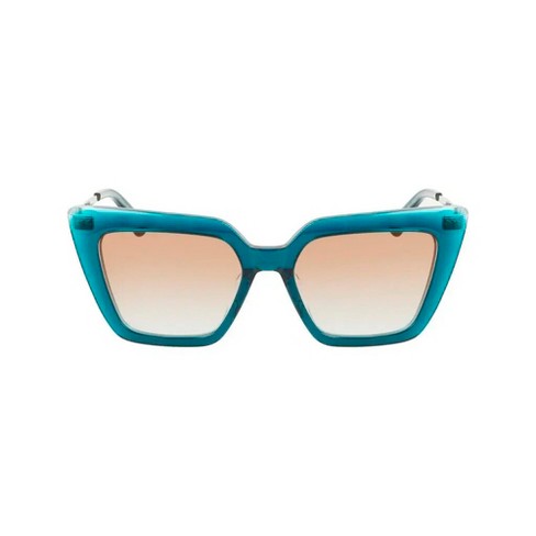 Calvin Klein Ck 22516s 431 Womens Cat-eye Sunglasses Petrol 54mm : Target