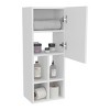 FURNIinspire Bathroom Storage Cabinet Small Wall Bathroom Cabinet Closet For Toiletries, Towels, Home Bathroom Storage, White, 9.25"*12.2"*31.5" - 2 of 4
