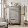 5-Drawer Dresser for Bedroom, 50" Tall Freestanding Vertical Wooden Chest Storage - 2 of 4