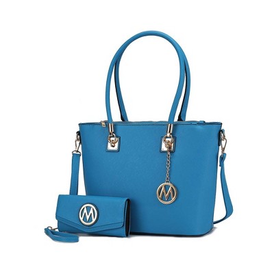 MKF Collection Vanessa Women's Fashion Tote & Wallet Set Handbag by Mia K