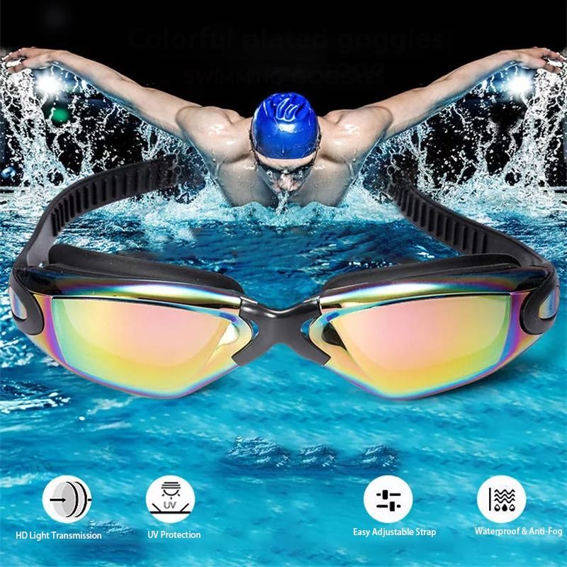 Link Active Swim Goggle With Fast Clasp Technology UV Protection Leak & Fog Proof Wide View Adult/Youth, 2 of 10