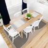 Lahome Modern Rainbow Jute Washable Outdoor Area Rug-Soft, Durable Carpet for Patio, Garden, or Balcony - 3 of 4