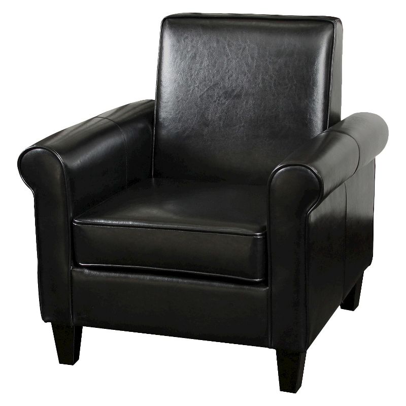 Freemont Bonded Leather Club Chair - Christopher Knight Home, 1 of 6