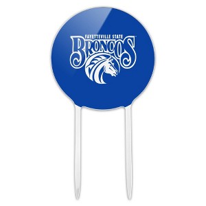 Fayetteville State Primary Logo Acrylic Cake Topper Party Decoration for Wedding Anniversary Birthday Graduation - 1 of 4