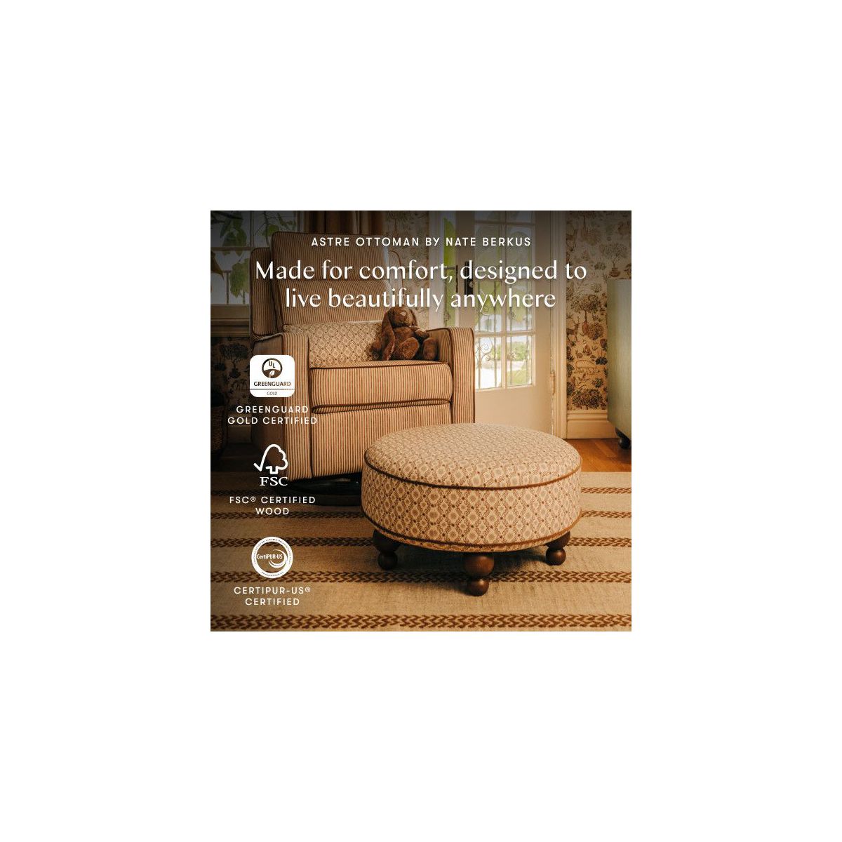 Babyletto Astre Ottoman by Nate Berkus - thumbnail 2