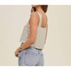 Women's Sequin Relaxed Crop Tank - WISHLIST - 2 of 3
