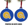 Albany State University Primary Logo Aluminum Holiday Christmas Tree Ornament - 2 of 4