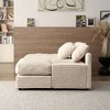 CAVINAS 55" Modern Luxury Sofa Couch, Corduroy Upholstery Sleeper Sofa Bed, for Living Room - 3 of 4