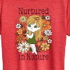 Women's - Instant Message - Nurtured in Nature Flowers Short Sleeve Graphic T-Shirt - 2 of 4