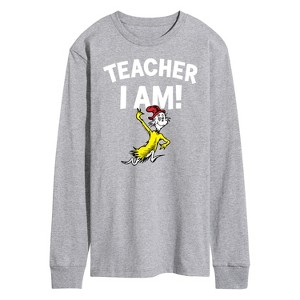 Men's - Dr. Seuss - Teacher I Am Sam I Am Long Sleeve Graphic T-Shirt - 1 of 4