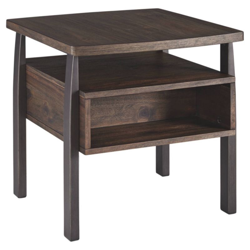 Vailbry Rectangular End Table Brown - Signature Design by Ashley, 1 of 11