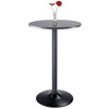 Winsome Tarah Pub Table Bar Height Slate Gray : Modern High Top Dining for Two, Metal Base - image 2 of 4