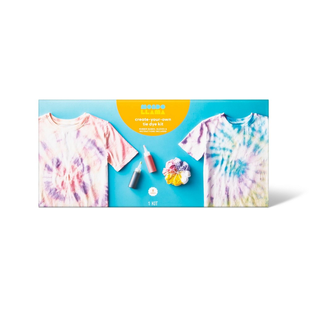 Create-Your-Own Tie Dye 8-Color Kit Pastel - Mondo Llama™