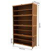 YIYIBYUS 9 Tiers Shoe Storage Cabinet, Free Standing Shoes Shelf Organizer with Doors - 4 of 4