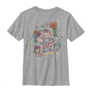 Boy's Alice in Wonderland Cheshire Tattoo We Are All Mad Here T-Shirt - 1 of 4