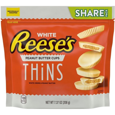 Reese's Thins White Créme Peanut Butter Cups - 7.37oz - image 1 of 3