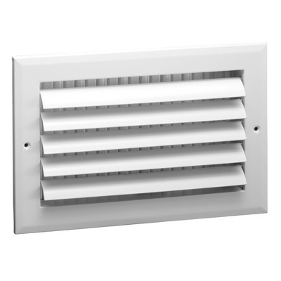 Hart & Cooley 14"x8" Aluminum Curved Blade Register Multi-Shutter Damper, 1-Way