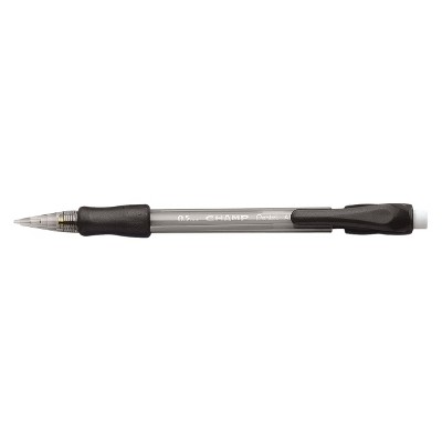 Pentel Champ Mechanical #2 Pencil, 0.5 mm - Gray Barrel (12 Per Set)