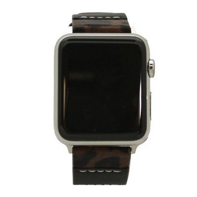 Olivia Pratt Stitched Cheetah Apple Watch Band