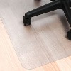 Ecotex Marlon BioPlus Rectangular Polycarbonate Chair Mat for Hard Floors, Rectangular, 35" w x 47" l, Clear - 4 of 4