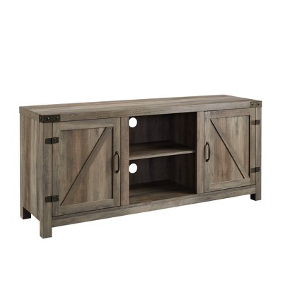 Clarabelle Farmhouse Barn Door TV Stand for TVs up to 60" - Saracina Home