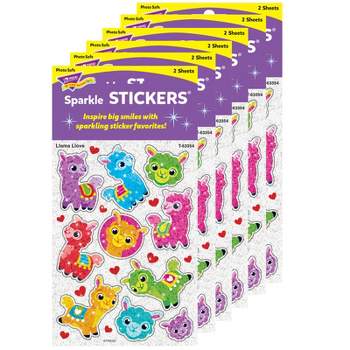 Trend Halloween Sparkles Sparkle Stickers , 72 per Pack, 12 Packs
