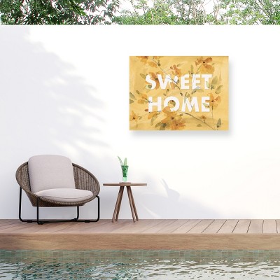 Trademark Fine Art - Lisa Audit Happy Yellow 16C Matted Framed Art