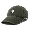 Dalix Ghost Glow in the Dark Embroidered Mens Womens Cotton Dad Hat Baseball Cap Adjustable - 4 of 4