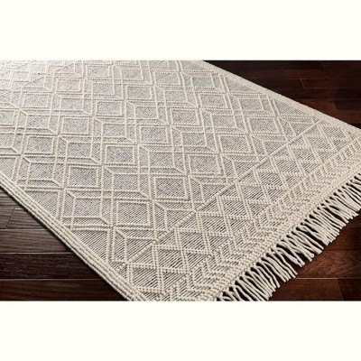 Staveley Ivory Flat Woven Wool 8' x 10' Area Rug