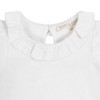 Hope & Henry Baby  Short Sleeve Ruffle Collar Bodysuit, Infant - 2 of 4