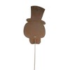 36.0 Inch Top Hat Skeleton Stake Stake Or Hang Decorative Garden Stakes - 2 of 3