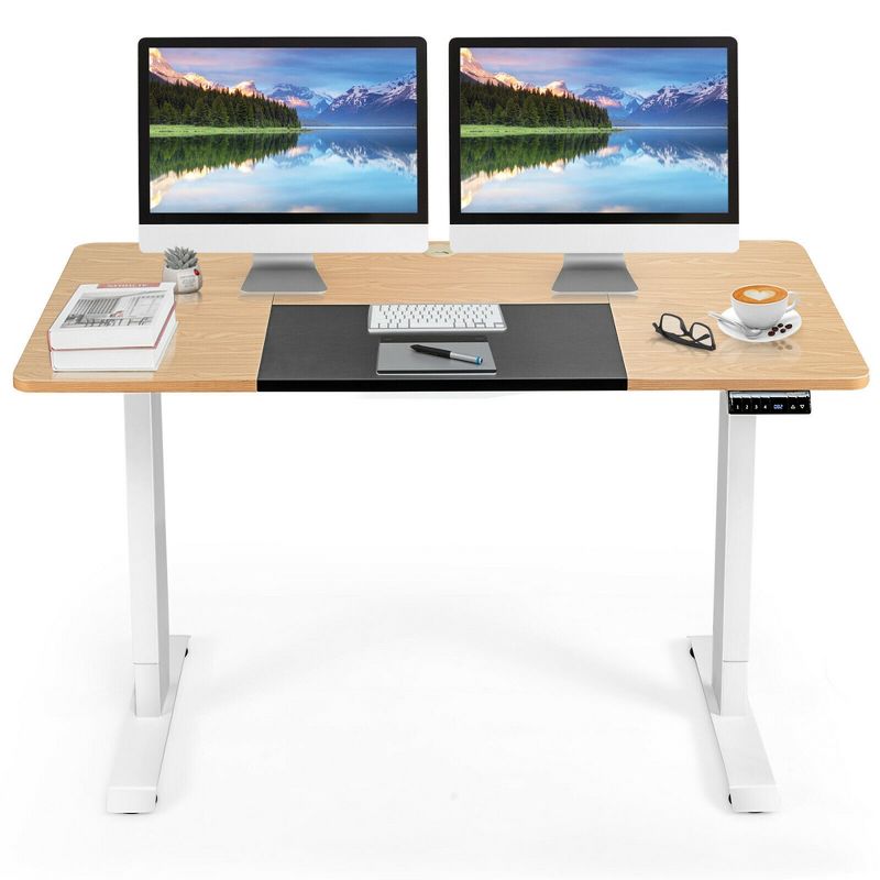 Costway Electric 55''x28'' Standing Desk Sit Stand Height Adjustable Splice Board, 1 of 11