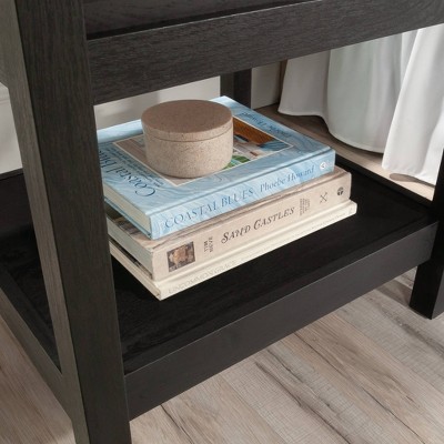 Cottage Road Raven Oak Nightstand with Lintel Oak Accent