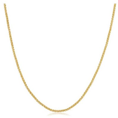 Pompeii3 14k Yellow Gold Filled 1.5mm-round Wheat Chain Necklace