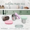 WeeSprout Stainless Steel Food Storage Containers – Set of 3 (3 oz, 6.10 oz, 12.85 oz) - 2 of 4