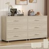 Besiost 6-Drawers Dressers Cabinet with Storage, Closet Storage Cabinet, Night Stand - 3 of 4