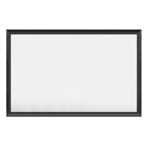 Apmir High-Strength Tempered Glass and Aluminum Alloy Framed French Cleat Mounted Wall Decor Mirror in matte black with 5-Year Warranty - 1 of 4