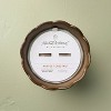 2 Wood Wick Ceramic Scalloped Rim Jar Candle 11oz - Hearth & Hand™ with Magnolia - 3 of 3