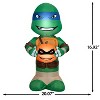 Gemmy Airblown Inflatable Big Head Leonardo w/Pumpkin Nick, 3 ft Tall, Multicolored - 3 of 4