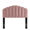 Modway Veronique Twin Headboard – Performance Velvet Upholstered Headboard with Tufted Detail and Adjustable Mounting - 3 of 4