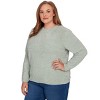 Alfred Dunner Women's Cable Chenille Pullover Sweater - 3 of 4